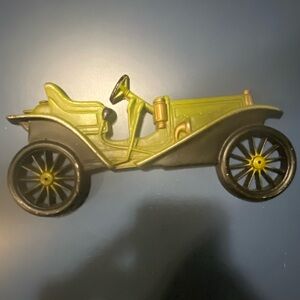 Vintage Midwest Cast Metal Antique Car Plaque 10.5”